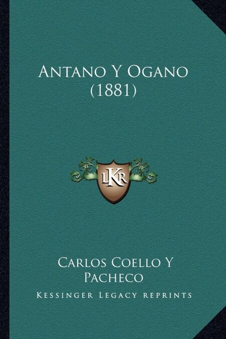 Antano y Ogano (1881) (Paperback)