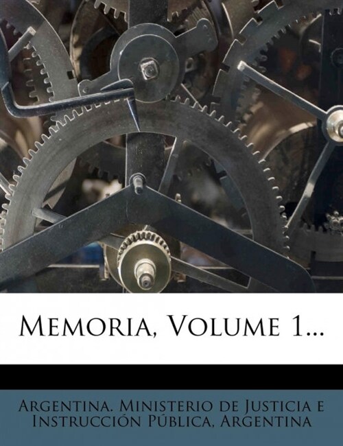 Memoria, Volume 1... (Paperback)