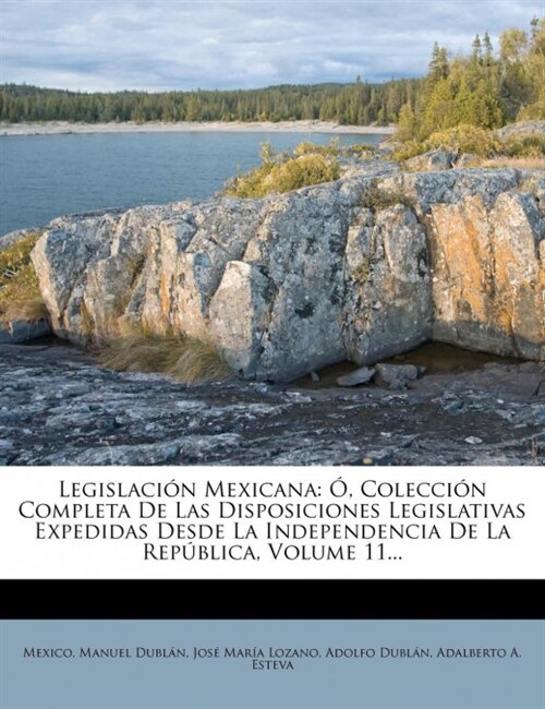 Legislacion Mexicana: O, Coleccion Completa de Las Disposiciones Legislativas Expedidas Desde La Independencia de La Republica, Volume 11... (Paperback)