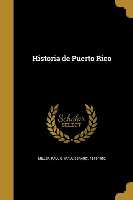 Historia de Puerto Rico (Paperback)