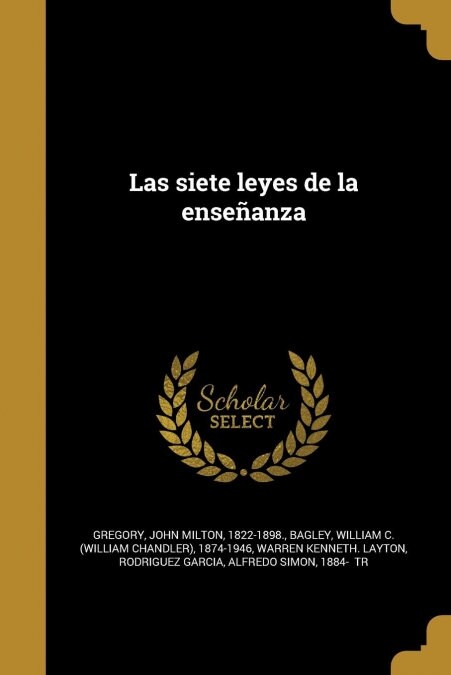 Las siete leyes de la ense?nza (Paperback)