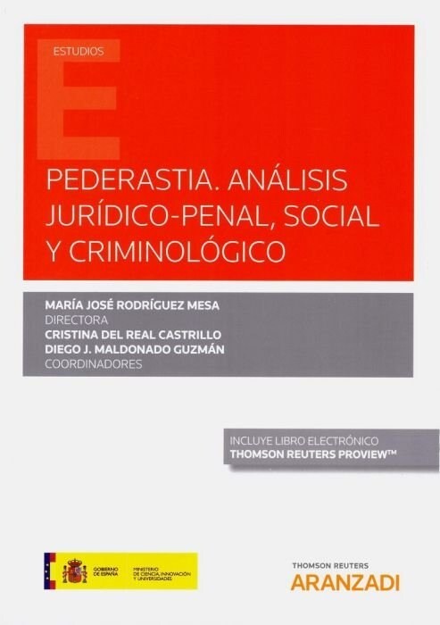 PEDERASTIA ANALISIS JURIDICO PENAL SOCIAL Y CRIMINOLOGICO (Book)