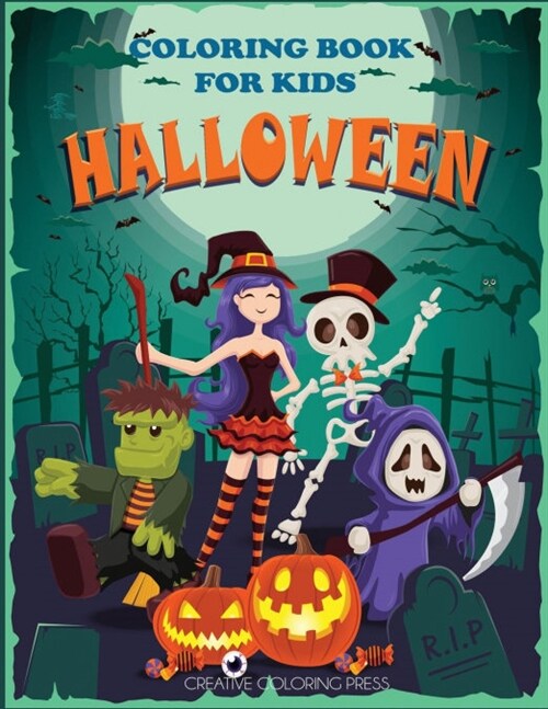 Halloween Coloring Book for Kids (Paperback)