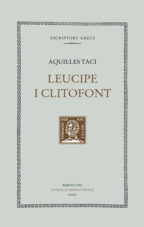 LEUCIPE I CLITOFON - CAT (Paperback)