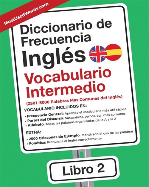 Diccionario de Frecuencia - Ingl? - Vocabulario Intermedio: 2501-5000 Palabras Mas Comunes del Ingles (Paperback)