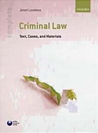 Complete Criminal Law (Paperback)