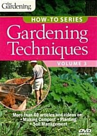 Garden Techniques (DVD-ROM)