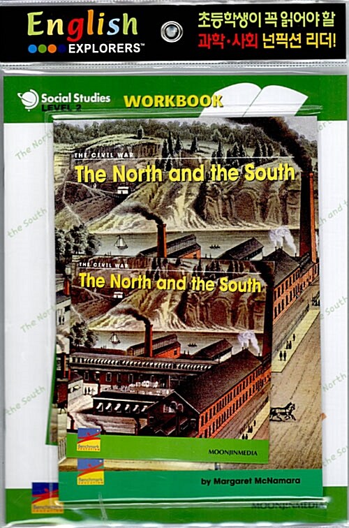 [중고] The North and the South (Book 1권 + Workbook 1권 + CD 1장)