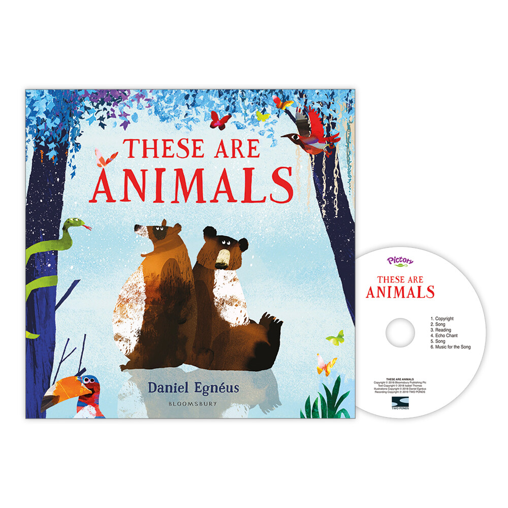 Pictory Set Pre-Step 71 : These are Animals (Paperback + Audio CD)