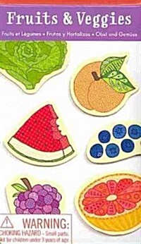 Fruits & Veggies Wooden Magnetic Shapes (Other)