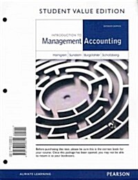 Introduction to Management Accounting (Loose Leaf, 16, Student Value)