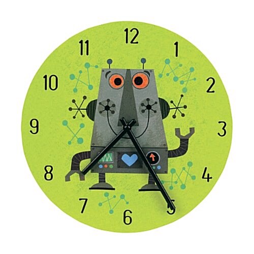 Robot Wall Clock (Hardcover, BOX, NOV, TO)