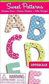 Sweet Patterns Uppercase Letters Wooden Magnetic Set (Other)