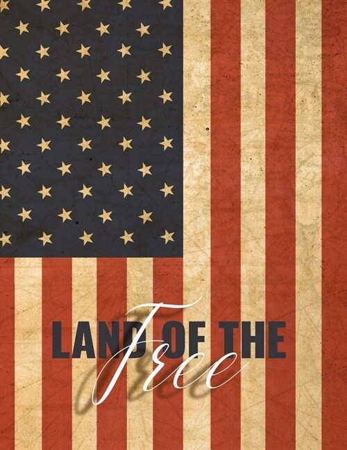 Land Of The Free: Composition Notebook American Flag Journal For Patriotic Immigrant Americans College-Ruled Lined Blank Diary Journalin (Paperback)