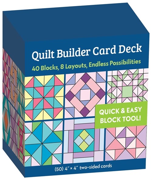 Quilt Builder Card Deck : 40 Block, 8 Layouts, Endless Possibilities (Other)