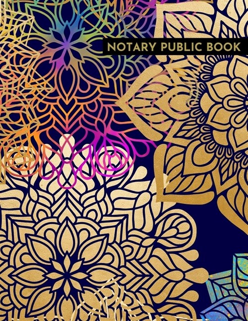 Notary Public Book: Journal For Notarial Record Acts & Events ( Personal Notary Template, Services Receipt Log, Transactions ) Large Size, (Paperback)
