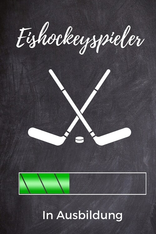 Eishockeyspieler in Ausbildung: A5 Notizbuch PUNKTIERT Geschenk f? Eishockeybuch - Eishockey Fans - Training - Geschenkidee - Wintersport - Sch?es B (Paperback)