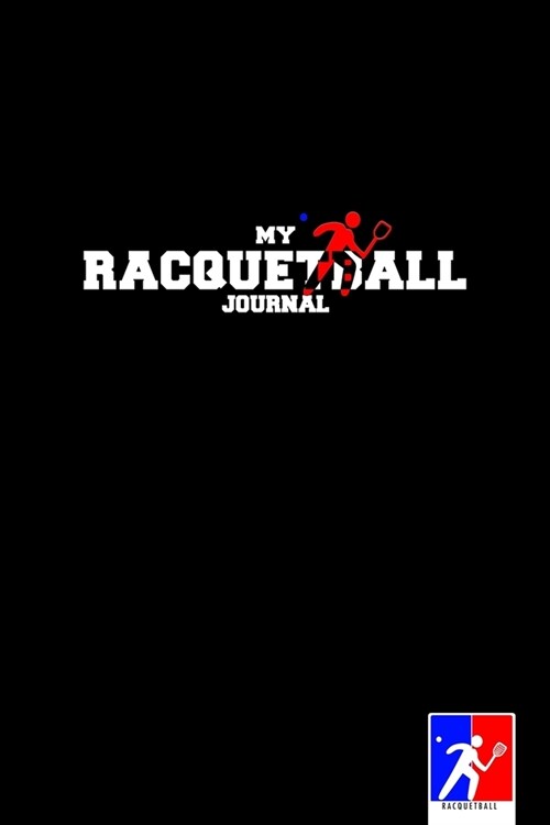 My Racquetball Journal Dot Grid Style Notebook: 6x9 inch daily bullet notes on dot grid design creamy colored pages with racquetball racquet cover per (Paperback)