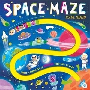 Space Maze Explorer (Board Book)