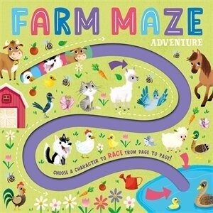 Farm Maze Adventure (Board Book)