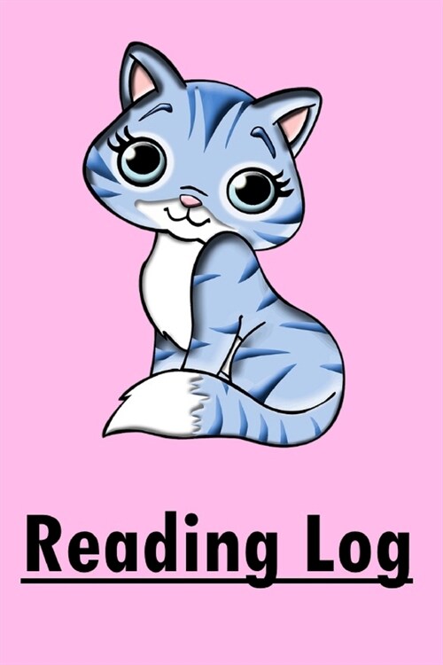 Reading Journal: Cat Reading Log Journal for Girls, Reading Record Notebook for Kids (Paperback)