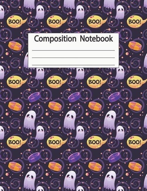 Composition Notebook: Halloween Paper Notebook Journal for Writing and Drawing at Home or School Large (8.5 x 11) 120 Pages (Paperback)