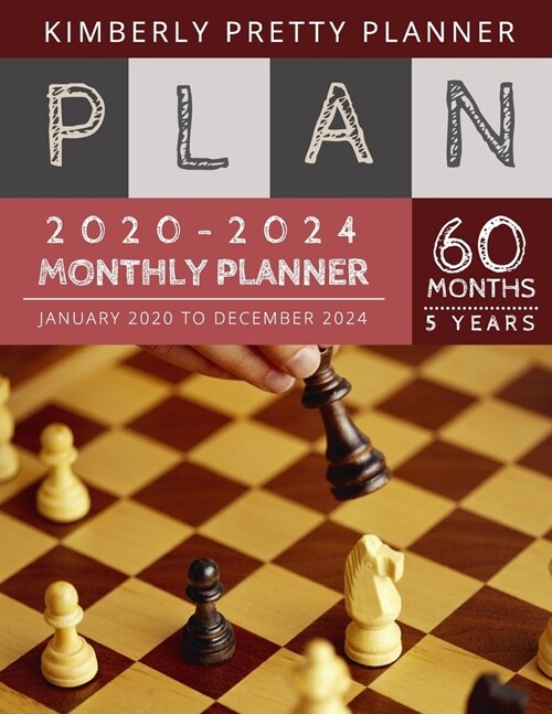 5 year monthly planner 2020-2024: 2020-2024 Five Year Planner: password keeper and Journal, 60 Months Calendar (5 Year Monthly Plan Year 2020, 2021, 2 (Paperback)