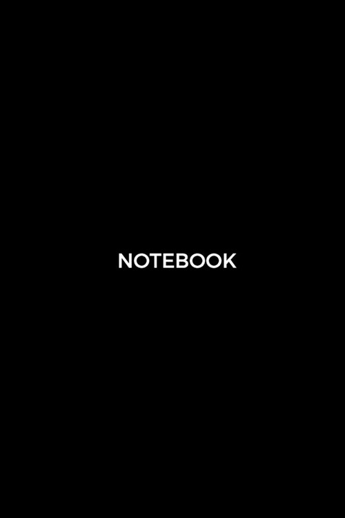 Unlined Notebook blank: Notebook, 120 Pages, 6x9, Soft Cover, Matte Finish (2020) (Paperback)