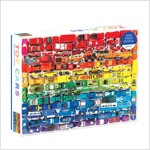 Rainbow Toy Cars 1000 PC Puzzle (Board Games)