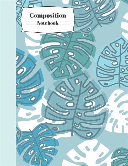 Composition Notebook: Palm Leaf School Writing Journal (Paperback)