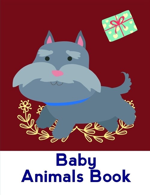 Baby Animals Book: An Adorable Coloring Christmas Book with Cute Animals, Playful Kids, Best for Children (Paperback)