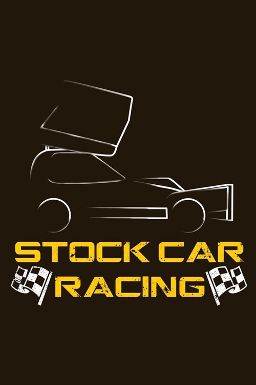 Stock Car Racing: 120 pages, lined paper, paperback notebook (Paperback)