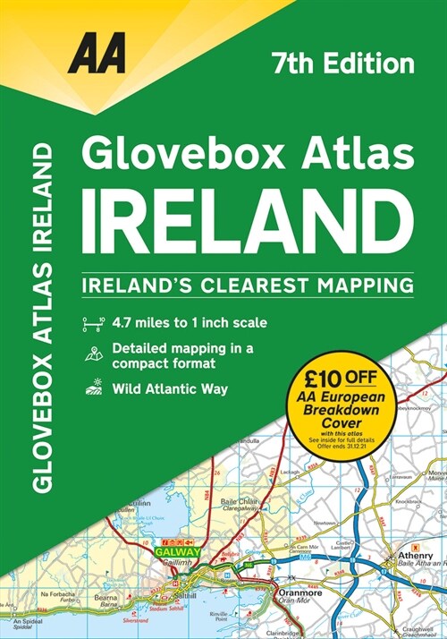 Glovebox Atlas Ireland (Paperback, 7 ed)
