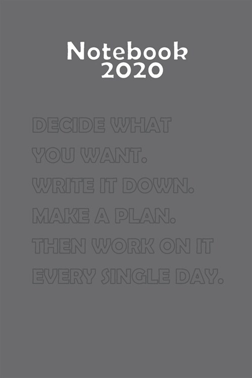 Lined Notebook: 2020 Daily Planner - To Do List, Appointment Notebook, Financial Planner (Paperback)