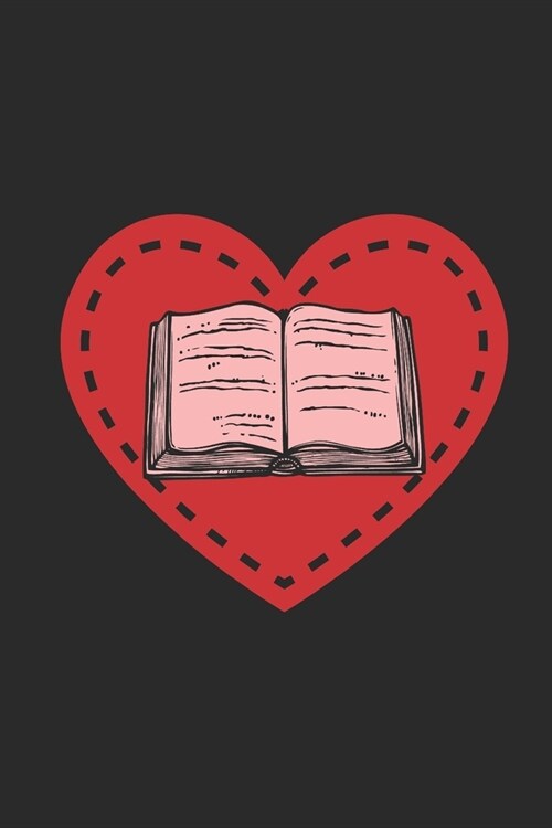 Book Heart: Blank Lined Notebook (6 x 9 - 120 pages) Reader Themed Notebook for Daily Journal, Diary, and Gift (Paperback)