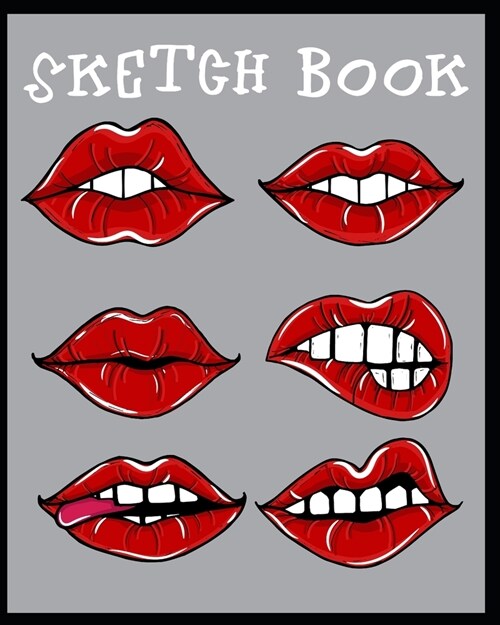 Sketch Book: A Large Notebook With Blank Paper for Drawing, Writing, Painting, Sketching, 100 Pages, 8x10 (Paperback)