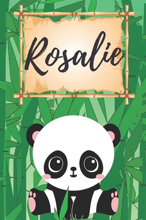 personalisiertes Notizbuch Panda / Malbuch / Kritzelbuch / Tagebuch / Journal / Notizheft / DIN A5 / Geschenke Rosalie: individuelles personalisiertes (Paperback)