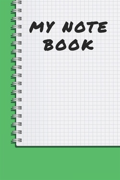 My notebook: Blank Lined Journal, (122 Page, 6 x 9 inch) Soft Cover, Matte Finish (Paperback)