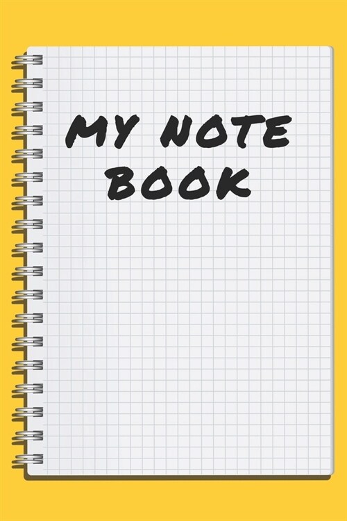 My notebook: Blank Lined Journal, (122 Page, 6 x 9 inch) Soft Cover, Matte Finish (Paperback)