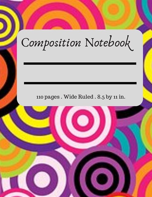 Composition Notebook: Gorgeous Stationery Item - Larger than the average school composition book - Perfect For Taking Notes Writing Organizi (Paperback)