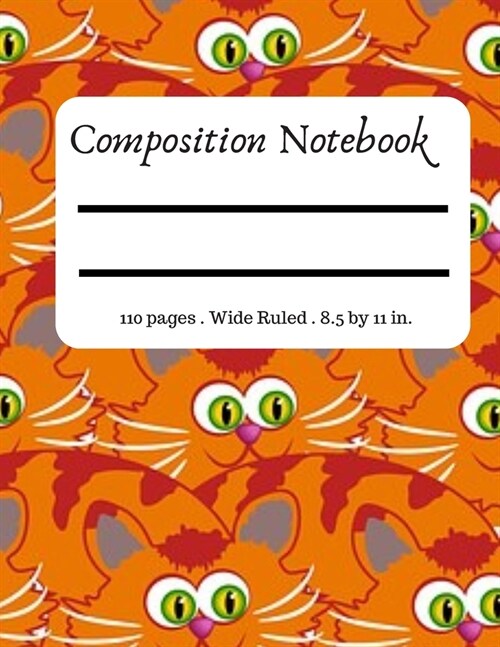 Composition Notebook: Gorgeous Stationery Item - Larger than the average school composition book - Perfect For Taking Notes Writing Organizi (Paperback)