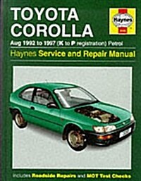 Toyota Corolla 1992-97 Service and Repair Manual (Hardcover)