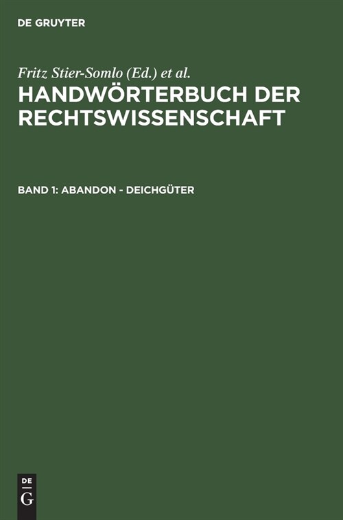 Abandon - Deichg?er (Hardcover, Reprint 2020)