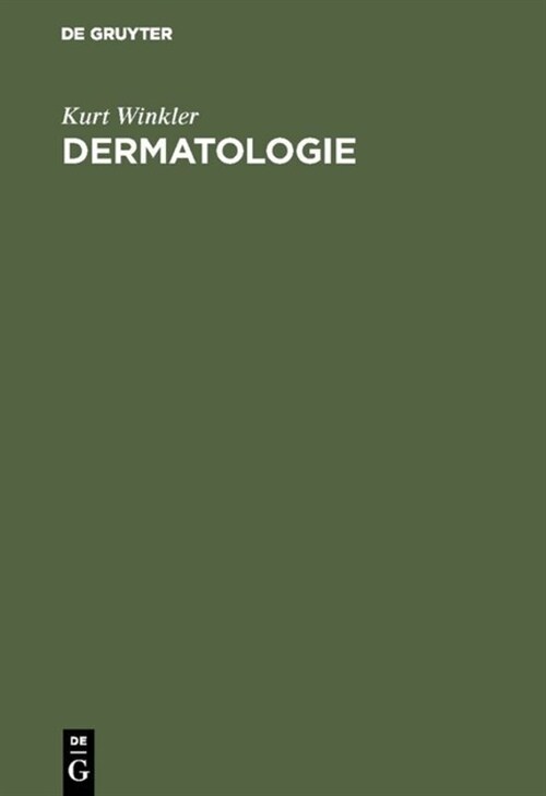 Dermatologie (Hardcover, Reprint 2017)