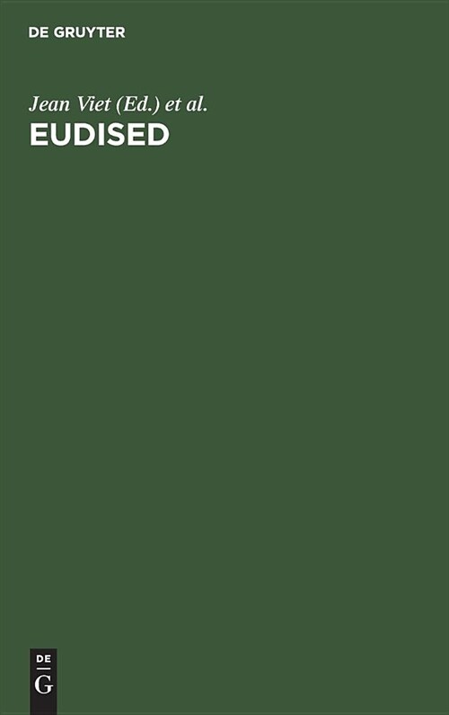 Eudised: Multilingual Thesaurus for Information Processing in the Field of Education (Hardcover, Reprint 2018)