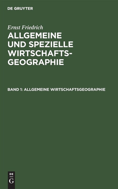 Allgemeine Wirtschaftsgeographie (Hardcover, 3, 3., Vollst. Neu)