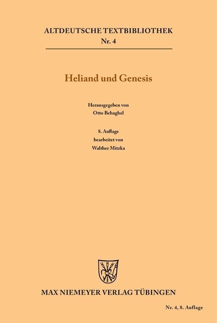 Heliand und Genesis (Paperback, 8, 8. Auflage)