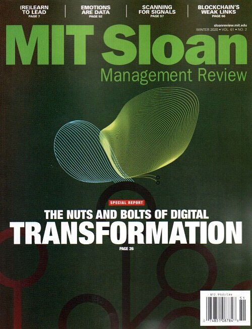 MIT Sloan Management Review(계간 미국판) : 2020년 No.1