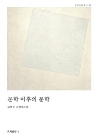문학 이후의 문학 표지이미지