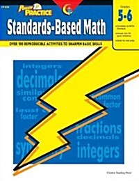 Standards-Based Math Grade 5-6 Power Practice Series (Paperback)